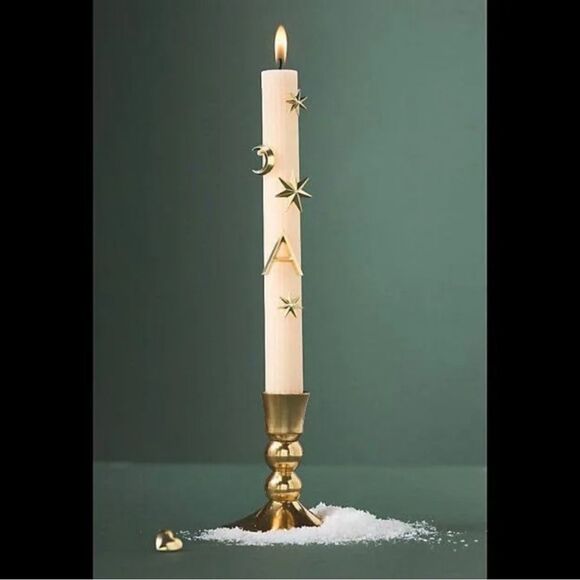 Anthropologie Gold Star and Moon Candle Charms - Picture 11 of 11